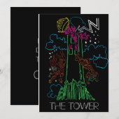 Carte Vierge Tarot - Tour (Devant / Derrière)