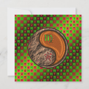 Carte Vierge & Tigre de Bois