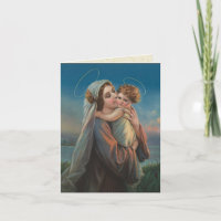 Vierge Vintage religieuse Marie Enfant Jésus