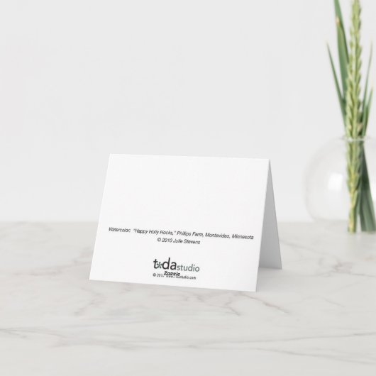 carte vierge with*love_folded de note (Dos)