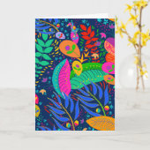 Carte Vierle hawaiian tropical (Fleur jaune)