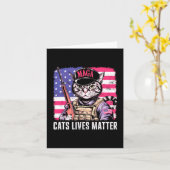 Carte Vies de chat (Fleur jaune)