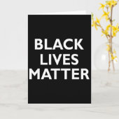 Carte Vies Noires Comptent Blm Droits De L'Homme Histoir (Fleur jaune)