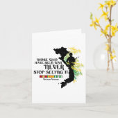 Carte Viêt-nam : Les anciens combattants qui ont vu la g (Fleur jaune)