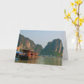 Carte Vietnam, Ha Long Bay (Fleur jaune)