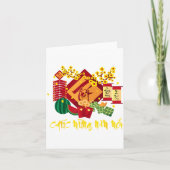 Carte Vietnamese Lunar New Year 2026 Tet Viet Chuc Mung  (Devant)