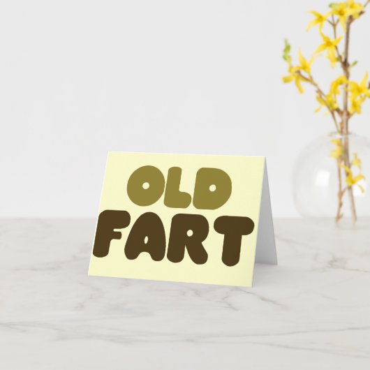 Carte Vieux art (Fleur jaune)