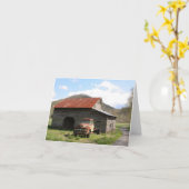 Carte Vieux camion (Fleur jaune)