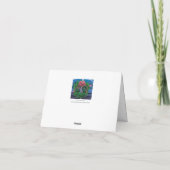 Carte Vieux Camion De Ramassage Décoré Pour Noël (Dos)