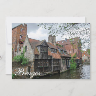 Carte Vieux centre de Bruges en Belgique