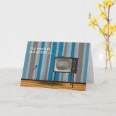 Carte Vieux comme pur changer les chaînes de télévision  (Fleur jaune)