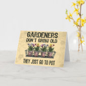 Carte Vieux jardiniers (Fleur jaune)