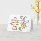 Carte Vieux jardiniers (Fleur jaune)