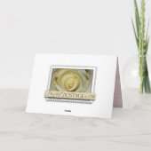 Carte Vieux mode 80e anniversaire Salutation (Dos)