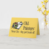 Carte Vieux Peintres (Fleur jaune)