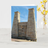 Carte Vieux pont Muscatine, Iowa (Fleur jaune)