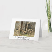 Carte vieux vélo (Dos)