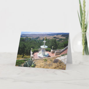 Carte View from Hearst Castle, San Simeon, Californie