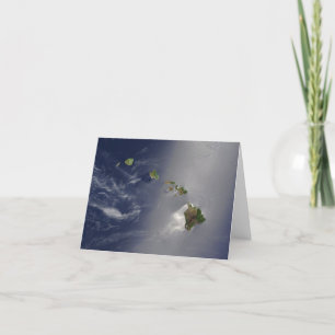 Carte View of Hawaii from Space