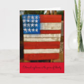 Carte Vigilance éternelle du jour de vétéran (Devant)