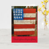 Carte Vigilance éternelle du jour de vétéran (Fleur jaune)