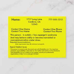 Carte vigilante autiste V2