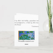 Carte Vigne, une des sept espèces de l'Israël (Dos)