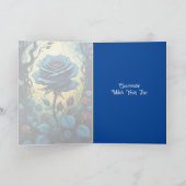 Carte Vignes de Rose Bleue 1 (Intérieur)