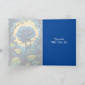 Carte Vignes de Roses Bleues 3 (Intérieur)