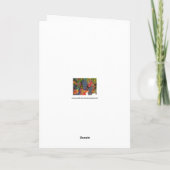 Carte Vignoble de belle automne Vin blanc (Dos)