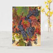 Carte Vignoble de belle automne Vin blanc (Fleur jaune)