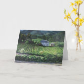 Carte Vignoble de Napa (Fleur jaune)