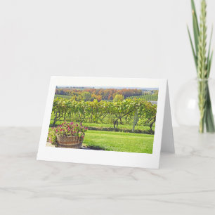 CARTE "VIGNOBLE, OLD MISSION PENINSULA, MICHIGAN"