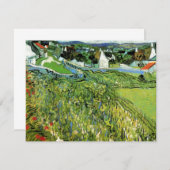 Carte Vignobles avec vue sur Auvers par Vincent van Gogh (Devant / Derrière)