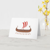 Carte Viking Ship (Fleur jaune)