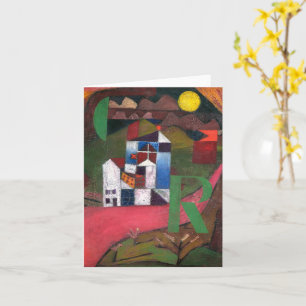 Carte Villa R (1919) peinture de Paul Klee 