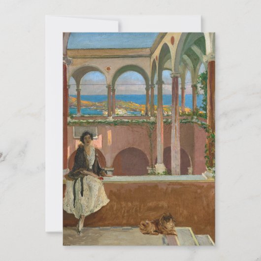 Carte Villa sur la Riviera | Sir John Lavery (Devant)