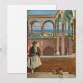 Carte Villa sur la Riviera | Sir John Lavery (Devant / Derrière)