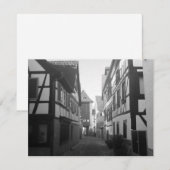 Carte Village Allemand Noir et Blanc (Devant / Derrière)