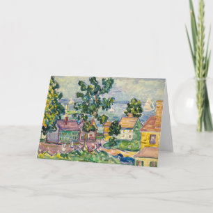 Carte Village côtier de la Nouvelle-Angleterre Maurice