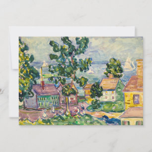 Carte Village côtier de la Nouvelle-Angleterre   Maurice