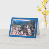 CARTE "VILLAGE DE COLLINES ITALIENNES/BARRAGES. "BARRAGE (Fleur jaune)