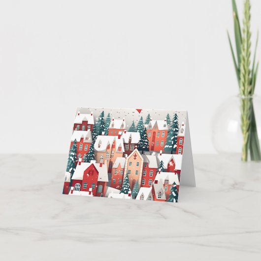 Carte Village de Noël (Devant)