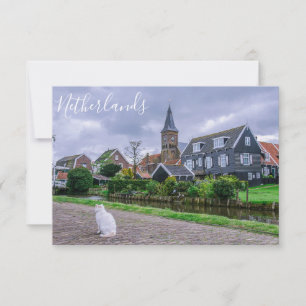 Carte Village de pêcheurs traditionnel Marken à Pays-Bas