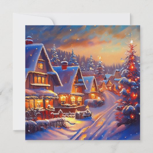Carte Village d'hiver (Devant)