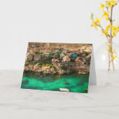 Carte Village Popeye, Malte, (Fleur jaune)