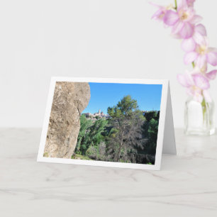 Carte Ville de Chelva sur la montagne, Espagne