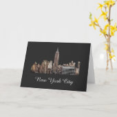 Carte Ville de New York (Fleur jaune)