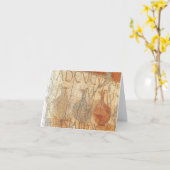 Carte Vin à vendre (Fleur jaune)