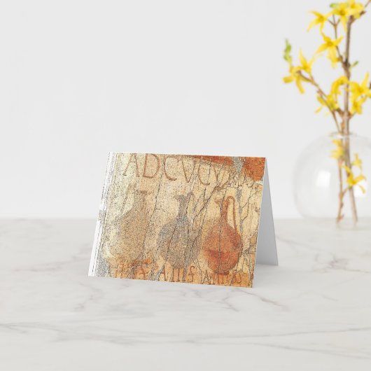 Carte Vin à vendre (Fleur jaune)